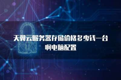 服务器存储价格与电脑配置 数据服务的核心成本解析